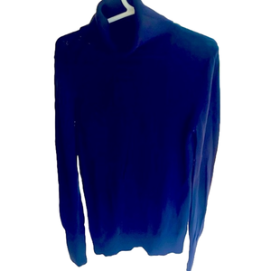 🌿J Crew Girls Merino wool navy turtleneck sweater, size XS🌿
